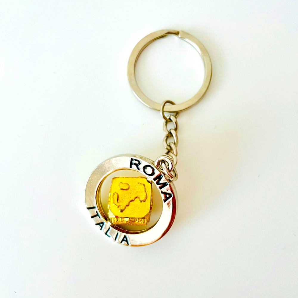 ROMA-ITALIA Souvenir Metal Keychain